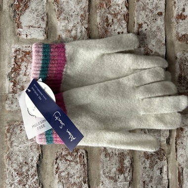 GL325 - 2502 Multi stripe lambswool felted Gloves