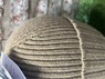 H824 - Camel, luxury ribbed beanie hat with cashmere Thumbnail