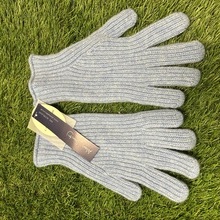 GG741 - Glacier blue, mens ribbed lambswool gloves